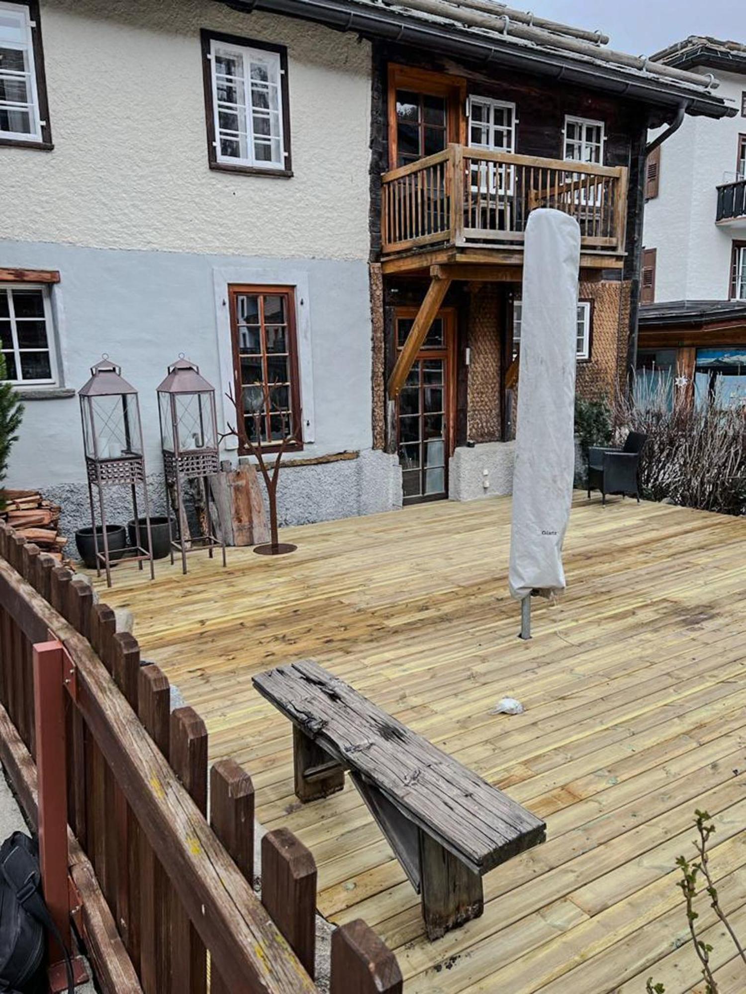 Alte Post Saas-Fee Lägenhet Exteriör bild